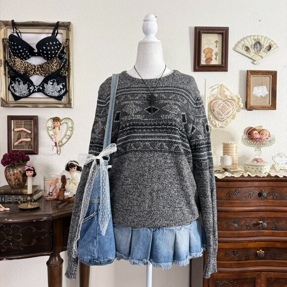 Urban Pipeline Sweaters - skater grunge cozy funky grandpa sweater